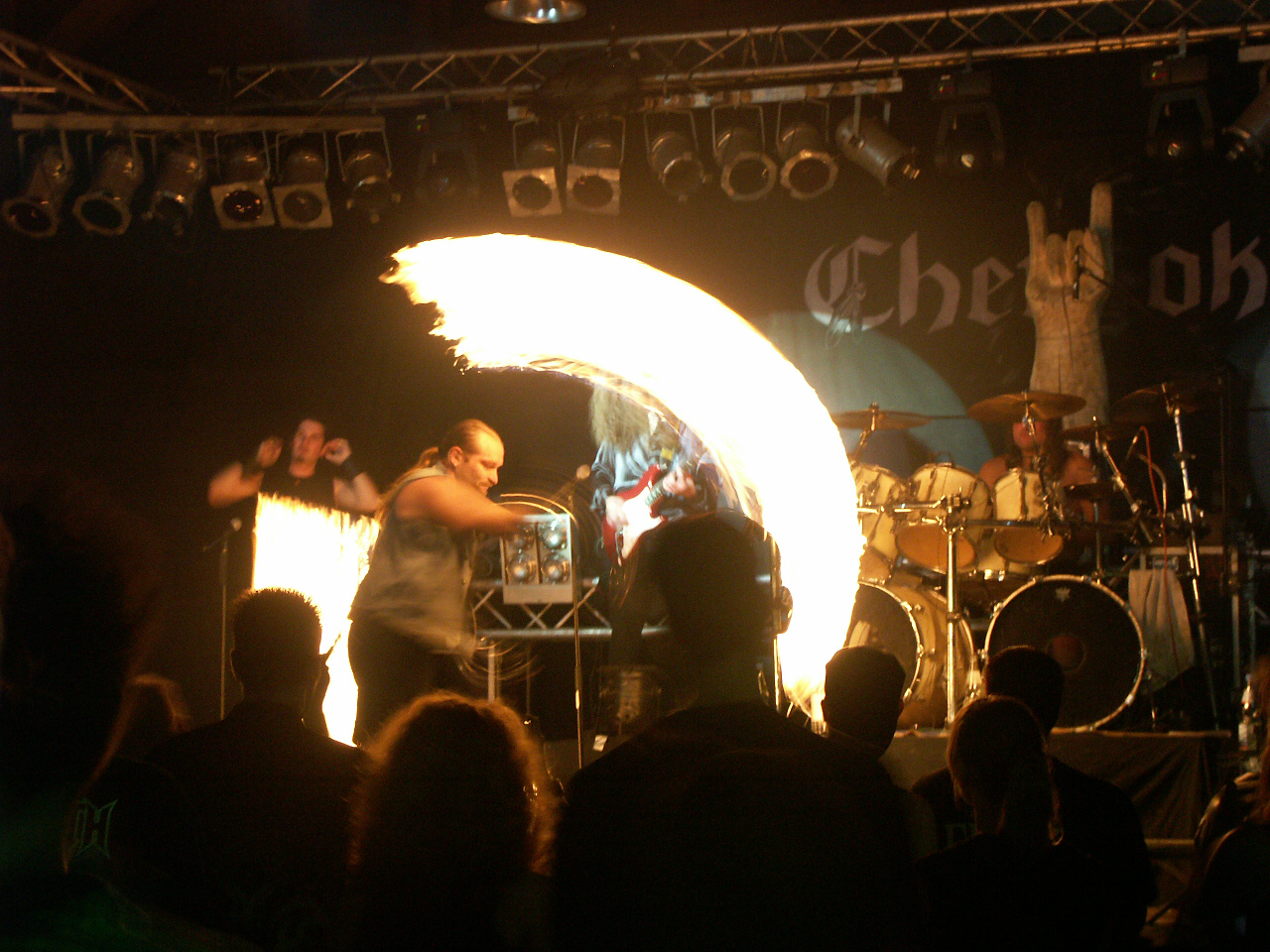 Livebild Feuershow